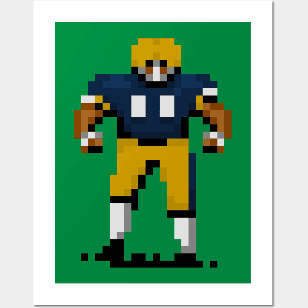 16-Bit Football - South Bend Wall Art by The Pixel League